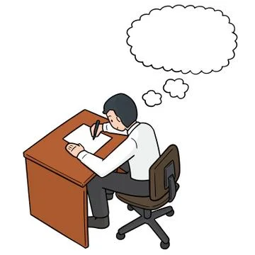 Vector set of office worker Stock Illustration