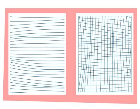 Vector set of paper Stock Illustration