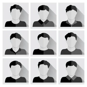 Vector set of people icons Illustrazione stock