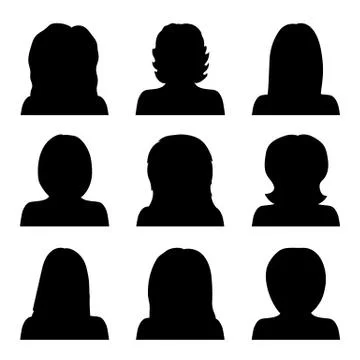 Vector set of people icons Stock Illustration