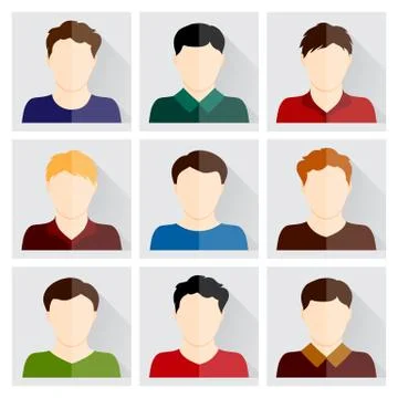 Vector set of people icons Stock Illustration