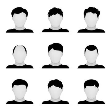 Vector set of people icons Stock Illustration