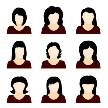 Vector set of people icons Stock Illustration