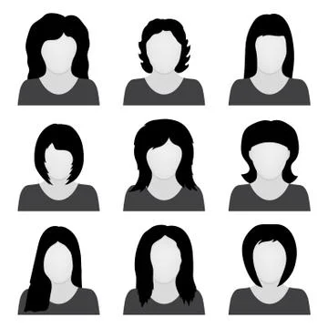 Vector set of people icons Stock Illustration