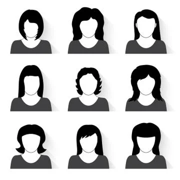 Vector set of people icons Illustrazione stock