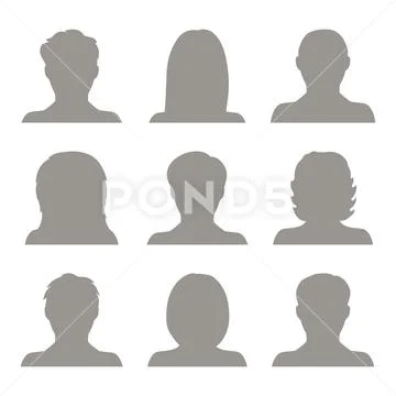 Vector set of people icons isolated on white background: Royalty Free ...