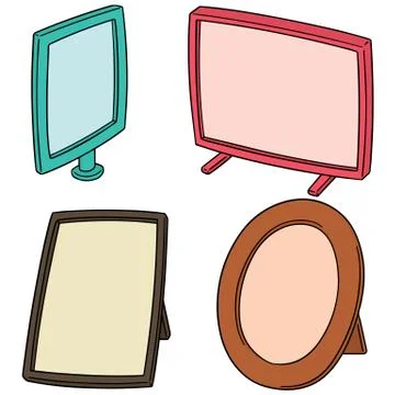 Vector set of photo frame Stock-Illustration