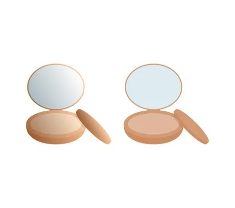 Vector set of powder boxes in gradient and flat styles. Stock Illustration