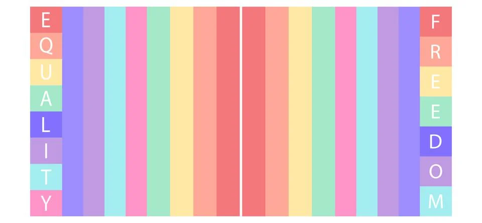 Vector set for pride Stock Illustration