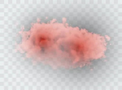 Vector set of realistic isolated cloud on the transparent background. Stockillustratie