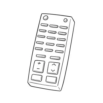 Vector set of remote control Stock Illustration