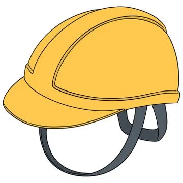 Vector set of safety helmet Stock Illustration