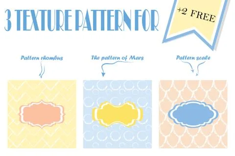 Vector set of seamless patterns. Repeating geometric tiles. Collection minima 스톡 일러스트