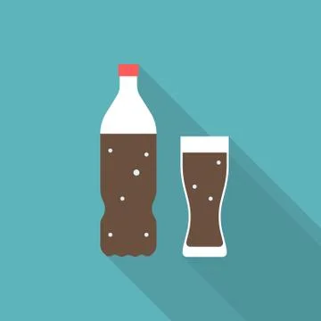 Vector set of soft drink  icon Stock Illustration