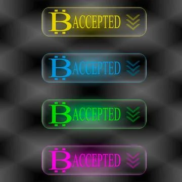 The vector set of transparent buttons Stock Illustration
