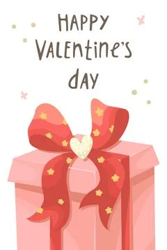 Vector set of Valentines day greeting cards. Flat style Stock-Illustration