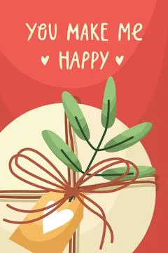 Vector set of Valentines day greeting cards. Flat style Stock Illustration
