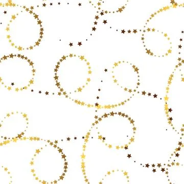 Vector set with vintage golden frames Victorian style element. Rococo decorat Stock Illustration