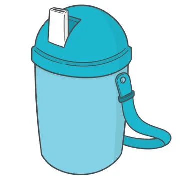 Vector set of water bottle Stock Illustration