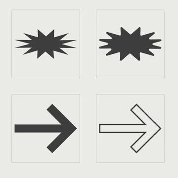 Vector set of Y2K. Big collection of abstract graphic geometric symbols. Modern 스톡 일러스트