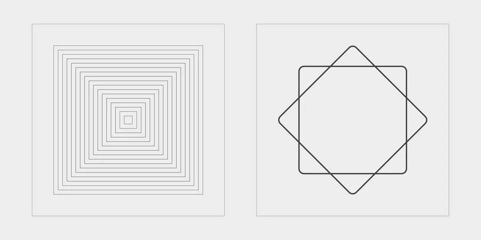 Vector set of Y2K. Big collection of abstract graphic geometric symbols イラスト素材