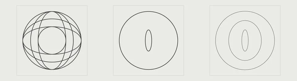 Vector set of Y2K. Big collection of abstract graphic geometric symbols. Flat Stock Illustration