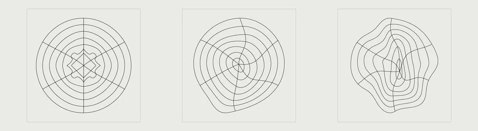 Vector set of Y2K. Big collection of abstract graphic geometric symbols. For Stock Illustration