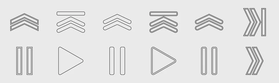 Vector set of Y2K. Collection of abstract graphic geometric symbols. Frames イラスト素材