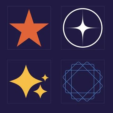 Vector set of Y2K. Extraordinary Graphic Assets. For modern T-shirts designed. Stock Illustration