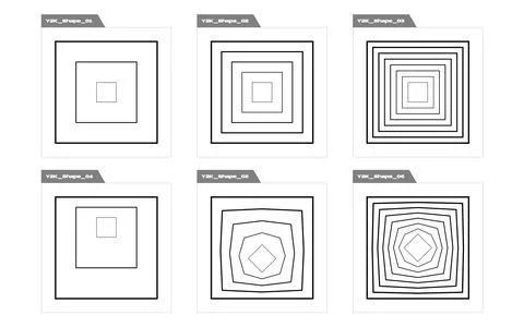 Vector set of Y2K. Extraordinary Graphic Assets. Cyberpunk elements. Illustrazione stock