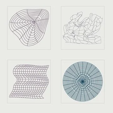 Vector set of Y2K. Extraordinary Graphic Assets. For modern T-shirts designed. イラスト素材