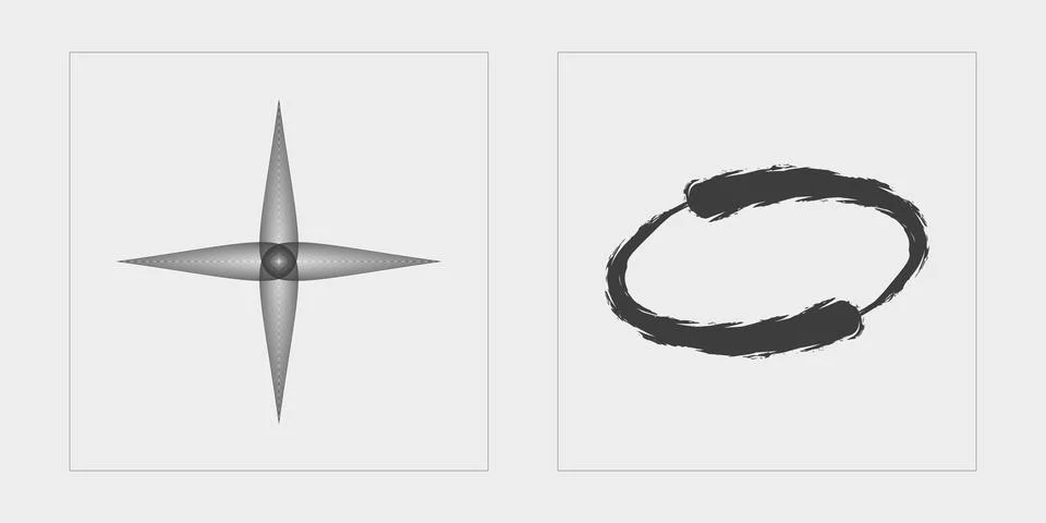 Vector set of Y2K. Large set of retro objects for design. Modern abstract forms. イラスト素材