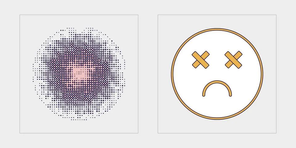 Vector set of Y2K. Large set of retro objects for design. Modern abstract forms. Stock Illustration