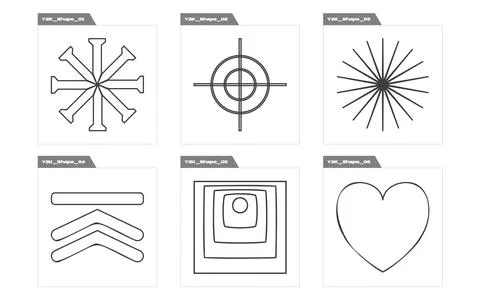 Vector set of Y2K. Large set of retro objects for design. Cyberpunk elements. Stock Illustration