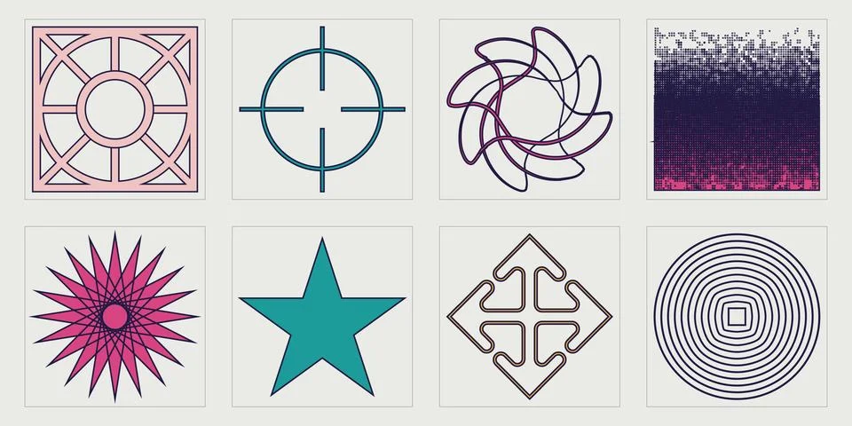 Vector set of Y2K. Large set of retro objects for design. For modern T-shirts イラスト素材