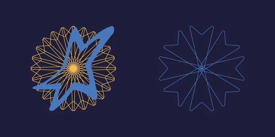 Vector set of Y2K. Rave psychedelic retro futuristic set. Elements for graphic 스톡 일러스트