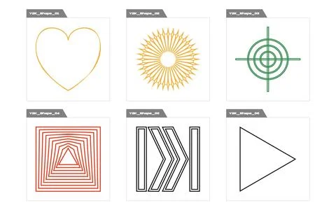 Vector set of Y2K. Rave psychedelic retro futuristic set. Elements for graphic 스톡 일러스트