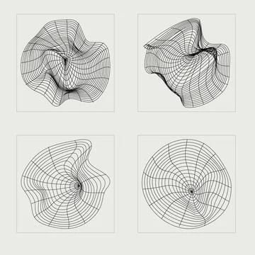 Vector set of Y2K. Rave psychedelic retro futuristic set. For modern T-shirts イラスト素材