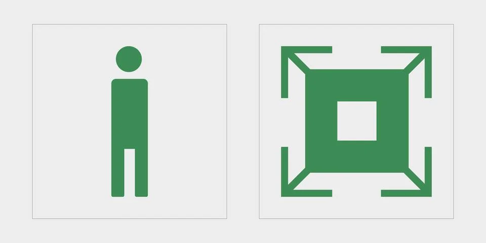 Vector set of Y2K. Trendy geometric postmodern figures. Cyberpunk elements. Stock Illustration