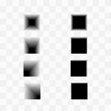 Vector shadows for your object  Stock Illustration