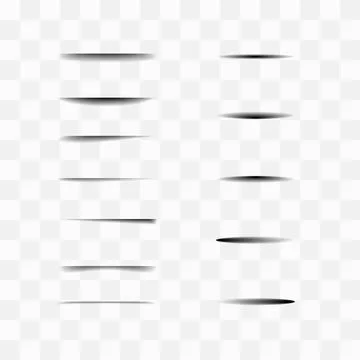 Vector shadows for your object  Stock Illustration