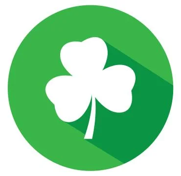 Vector Shamrock Icon Stock Illustration
