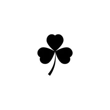 Vector shamrock icon Stock Illustration