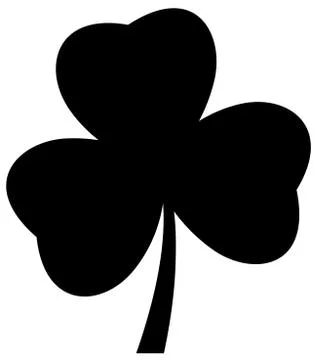 Vector Shamrock Icon Stock Illustration