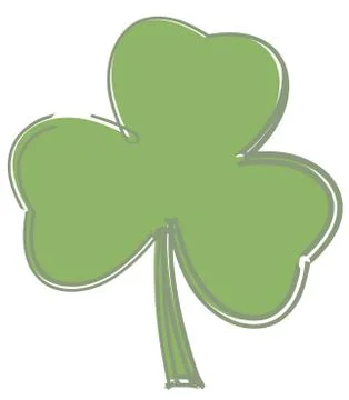 Vector Shamrock Icon Stock Illustration