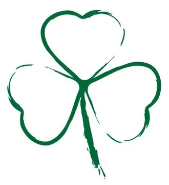 Vector Shamrock Icon Stock Illustration