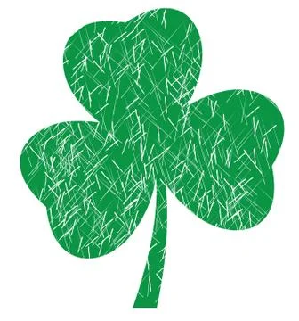 Vector shamrock leaf Stock Illustration