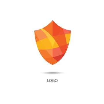 Vector shield icon, logo isolated Stock Illustration