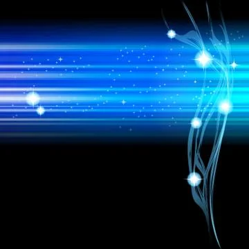 Vector shiny background with the stars. Stock Illustration