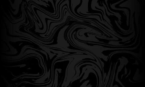 Vector of shiny black background with dark swirling pattern Stock Illustration
